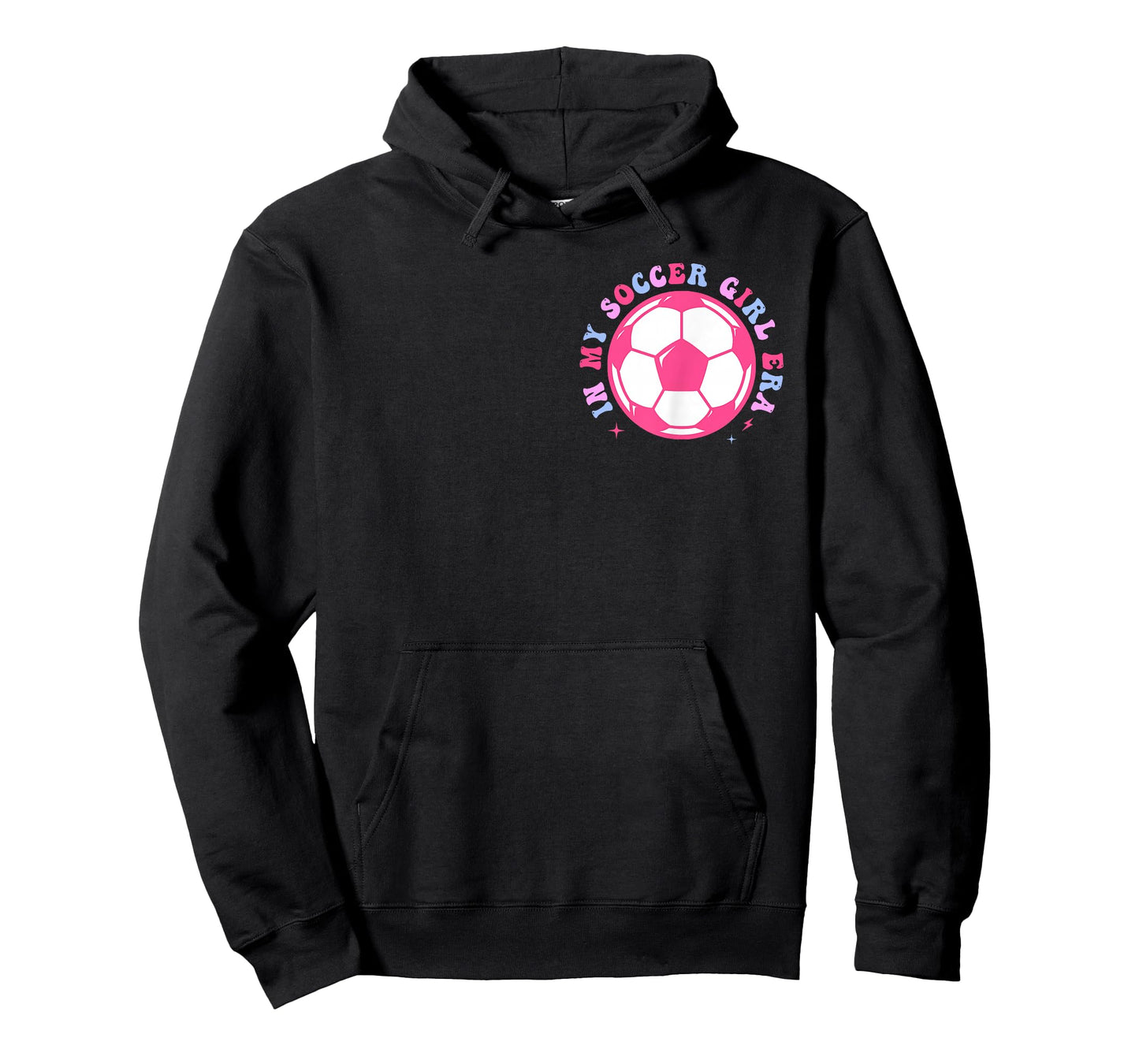 In My Soccer Girl Era Retro Groovy Soccer Girl 2 Sided T-Shirt