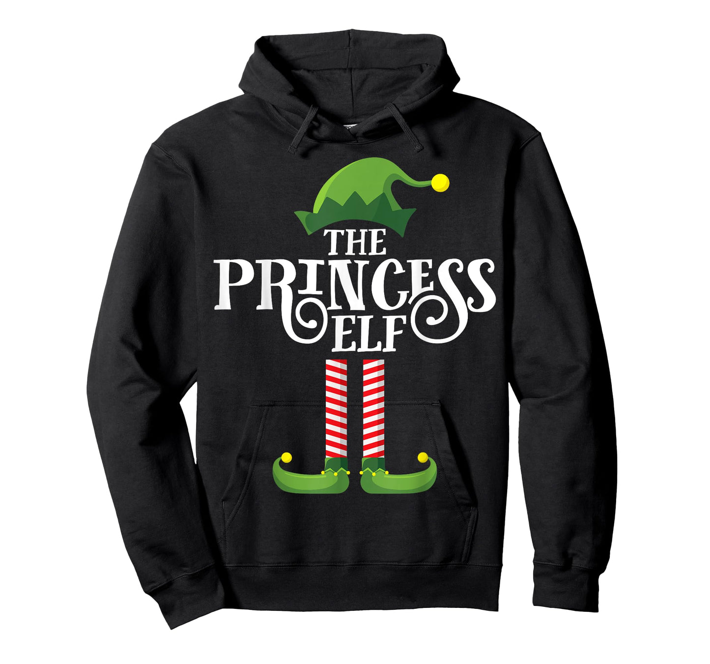 Princess Cute Elf Matching Family Group Christmas Party PJ T-Shirt