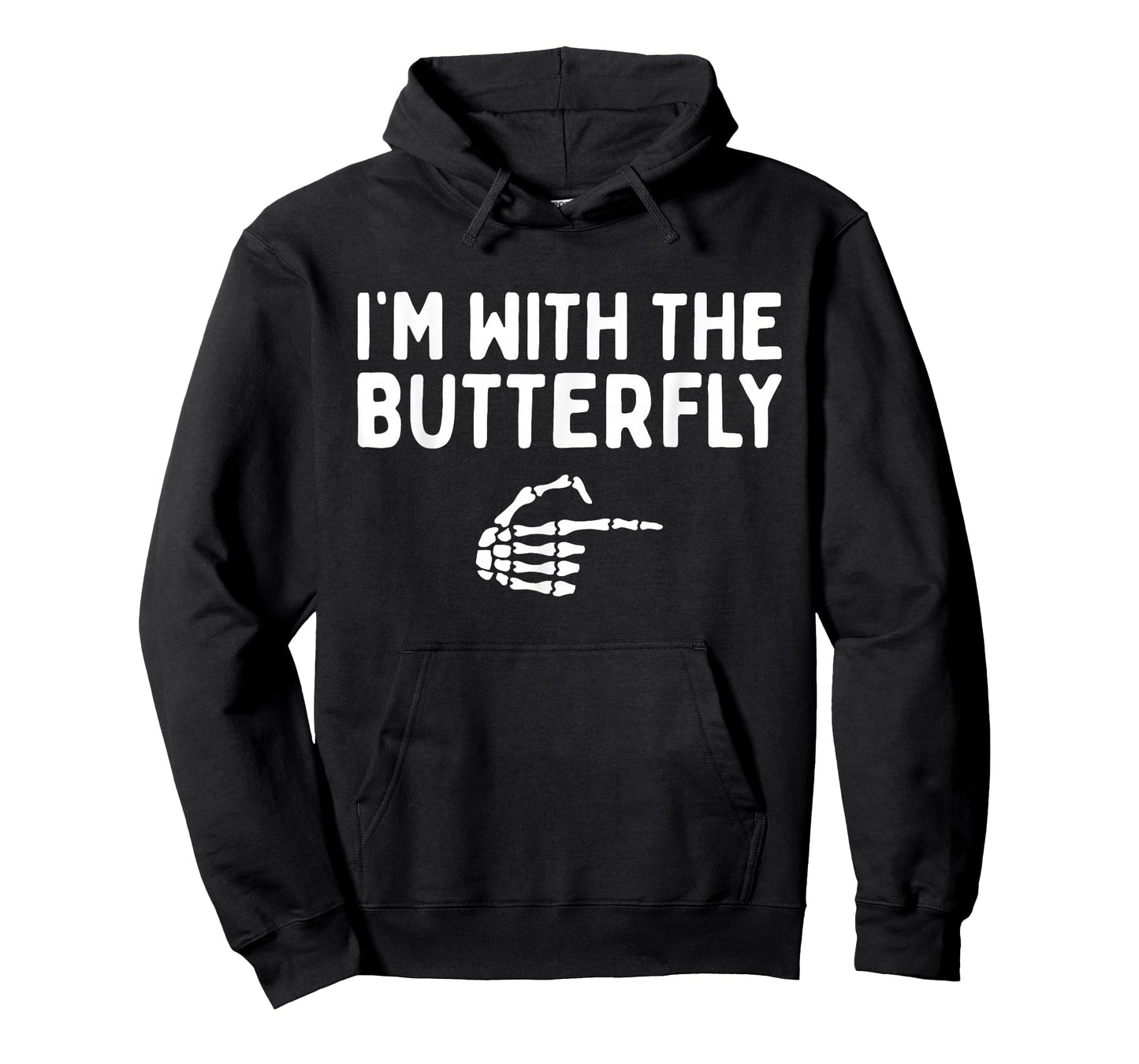 I'm With The Butterfly Halloween Costume Matching Couples T-Shirt