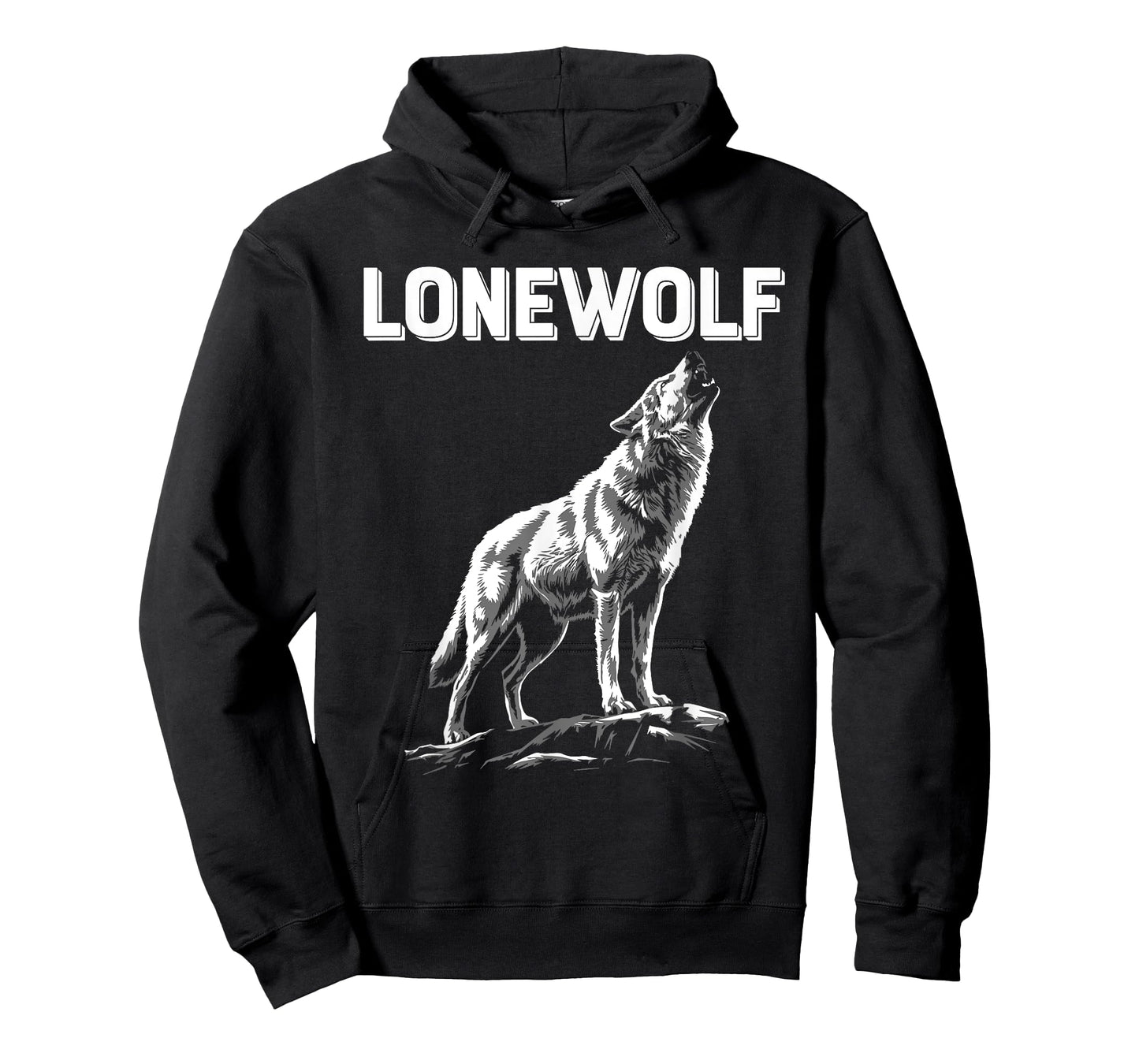 Alpha Lone Wolf Tee Pack Member Wildlife Howling T-Shirt