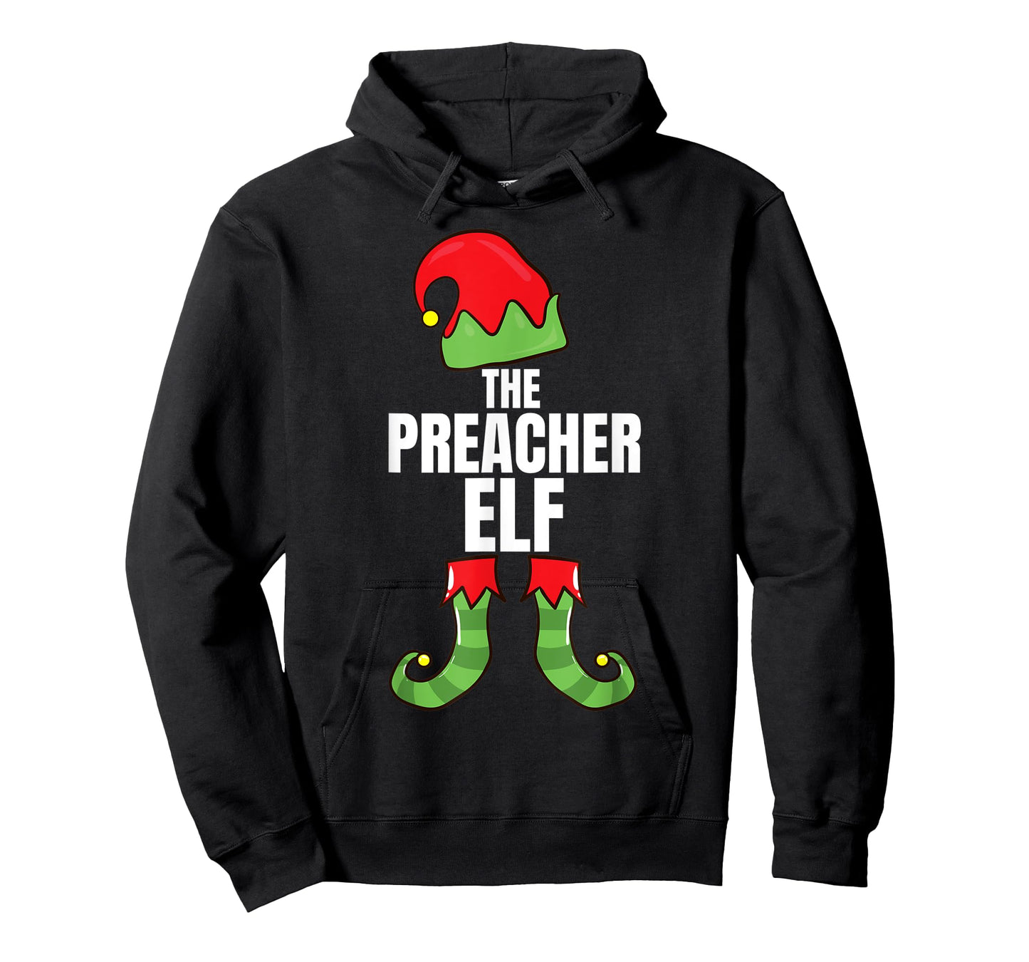 The Preacher Elf Matching Family Christmas Group Pajama T-Shirt