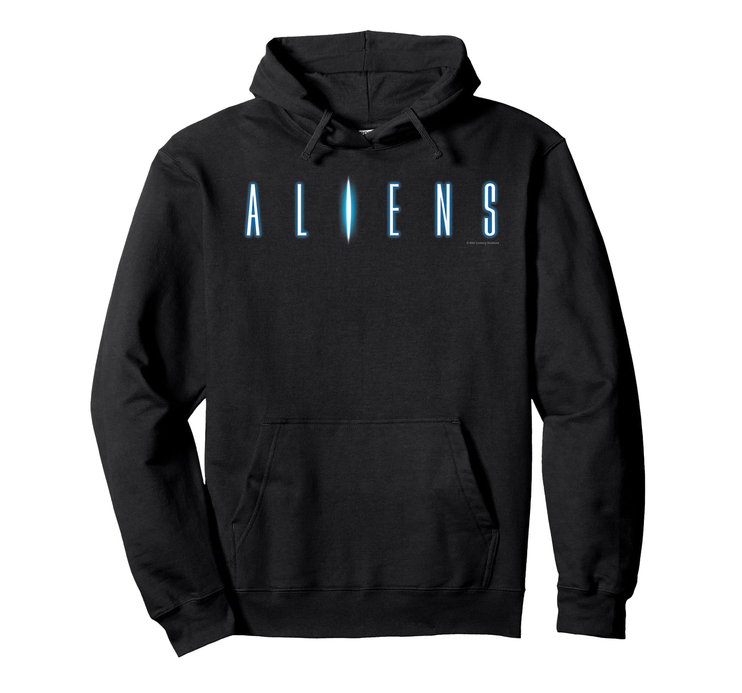 Aliens Iconic Neon Big Chest Text Logo T-Shirt