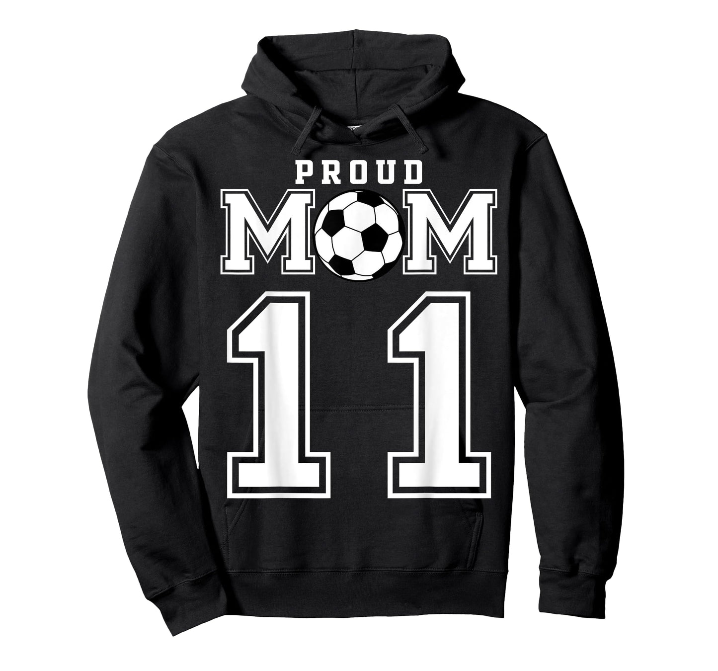 Number 11 Custom Proud Soccer Futbol Mom Personalized Women T-Shirt