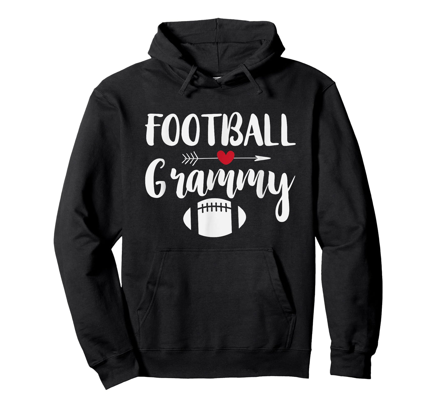 Football Grandma Shirt Sports Grandmother Grammy Gift T-Shirt