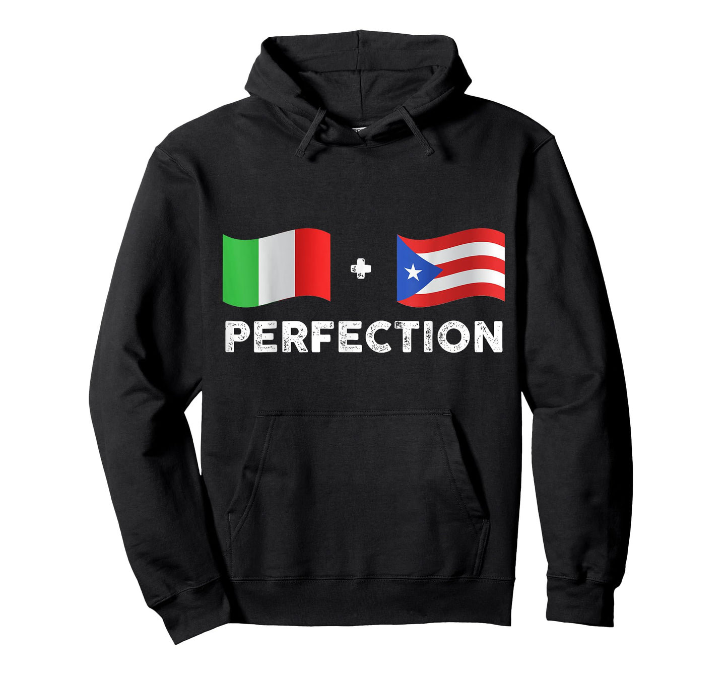 Perfection Italian And Puerto-Rican Flag Patriotic Design Women Men T-Shirt