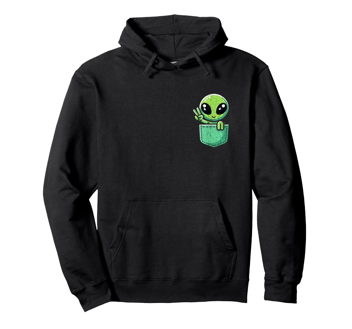 Cute Little Alien In Pocket Universe UFO Baby Monster T-Shirt