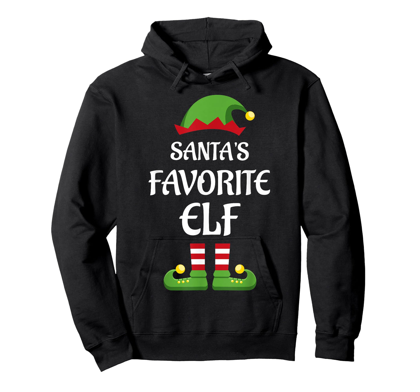 Santa's Favorite Elf Family Matching Group Christmas T-Shirt