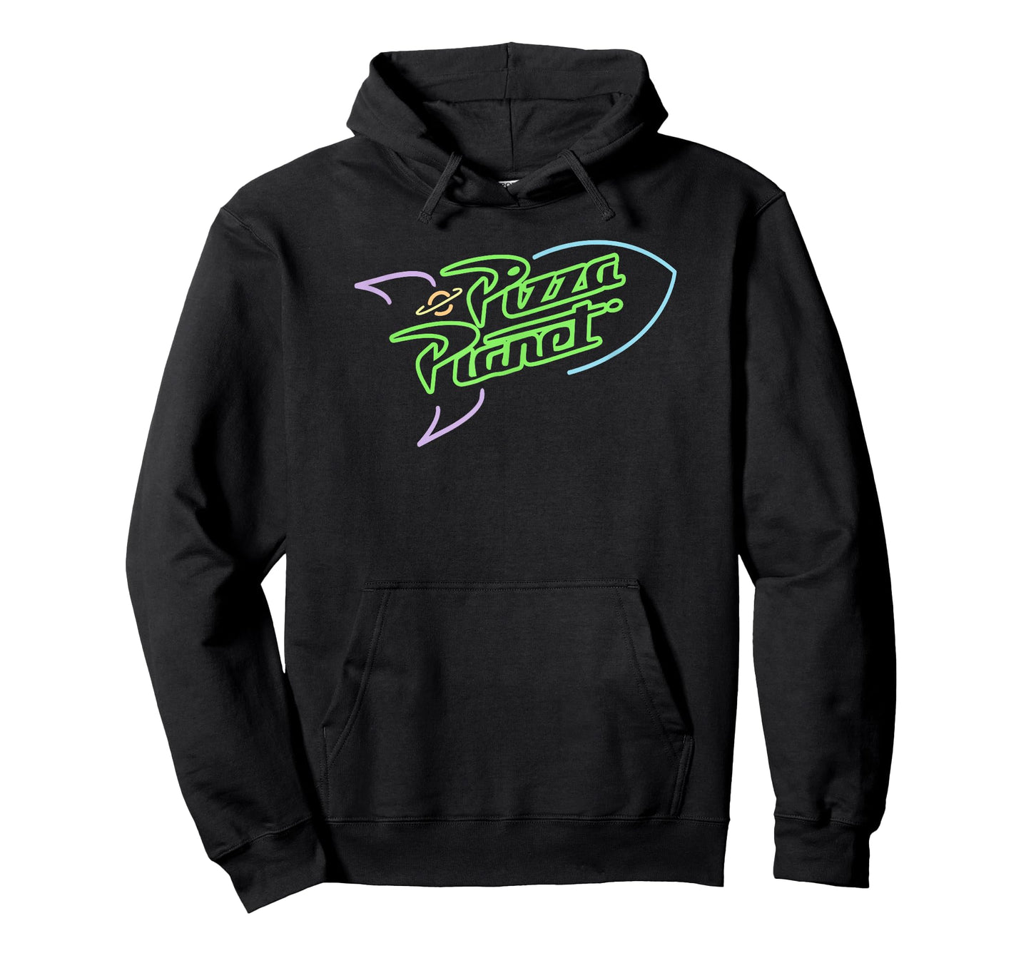 Disney Pixar Toy Story Pizza Planet Neon Spaceship Logo T-Shirt
