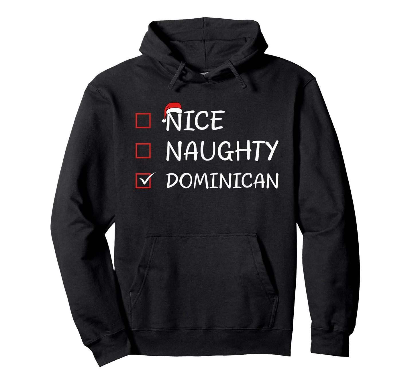 Nice Naughty Dominican Heritage Christmas Dominican Republic T-Shirt