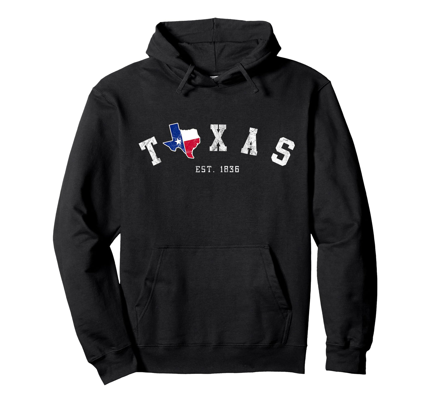 Texas T Shirt Vintage Texas State Est. 1836 With Texan Flag T-Shirt