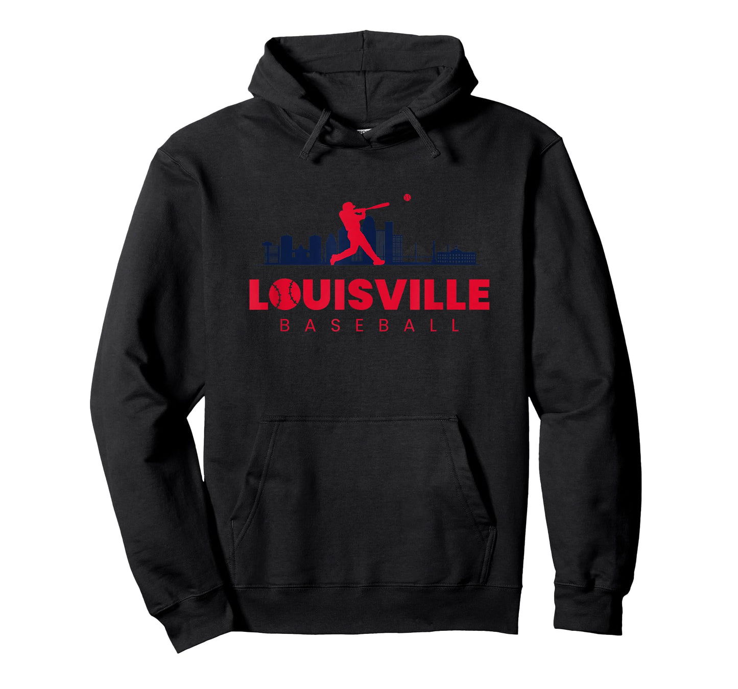 Louisville Baseball Vintage Minimalist Retro Baseball Lover T-Shirt