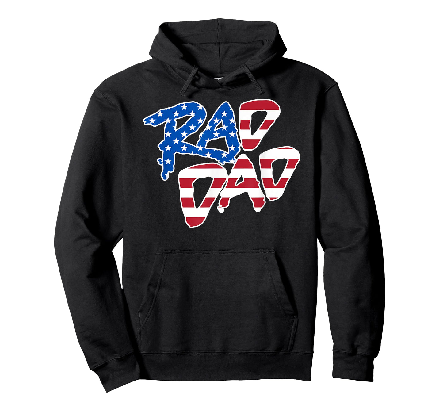RAD DAD - Retro 4th of July USA Flag T-Shirt for Women Men