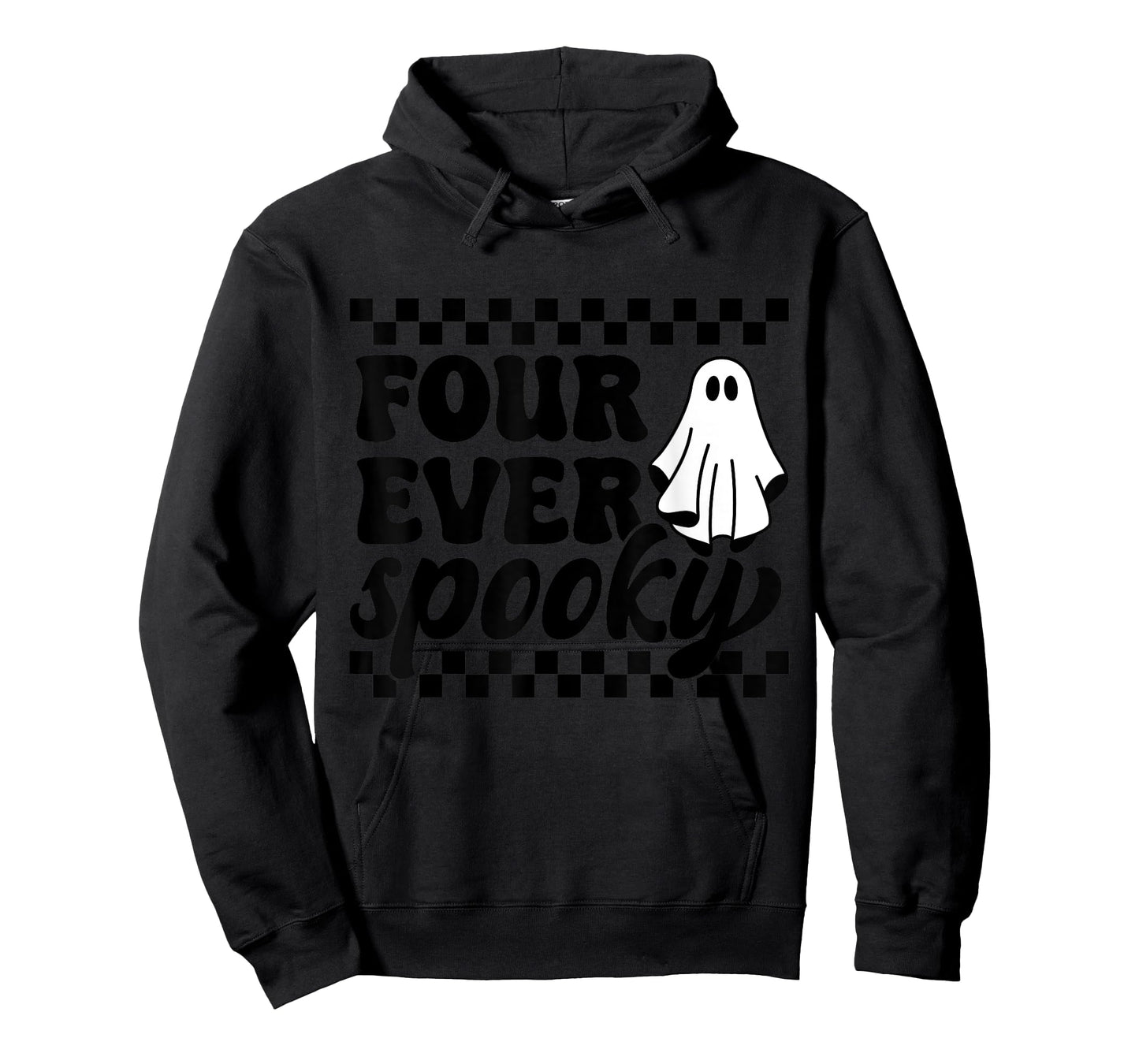 4th Fourth Birthday Four Year Old Halloween Four Ever Spooky T-Shirt