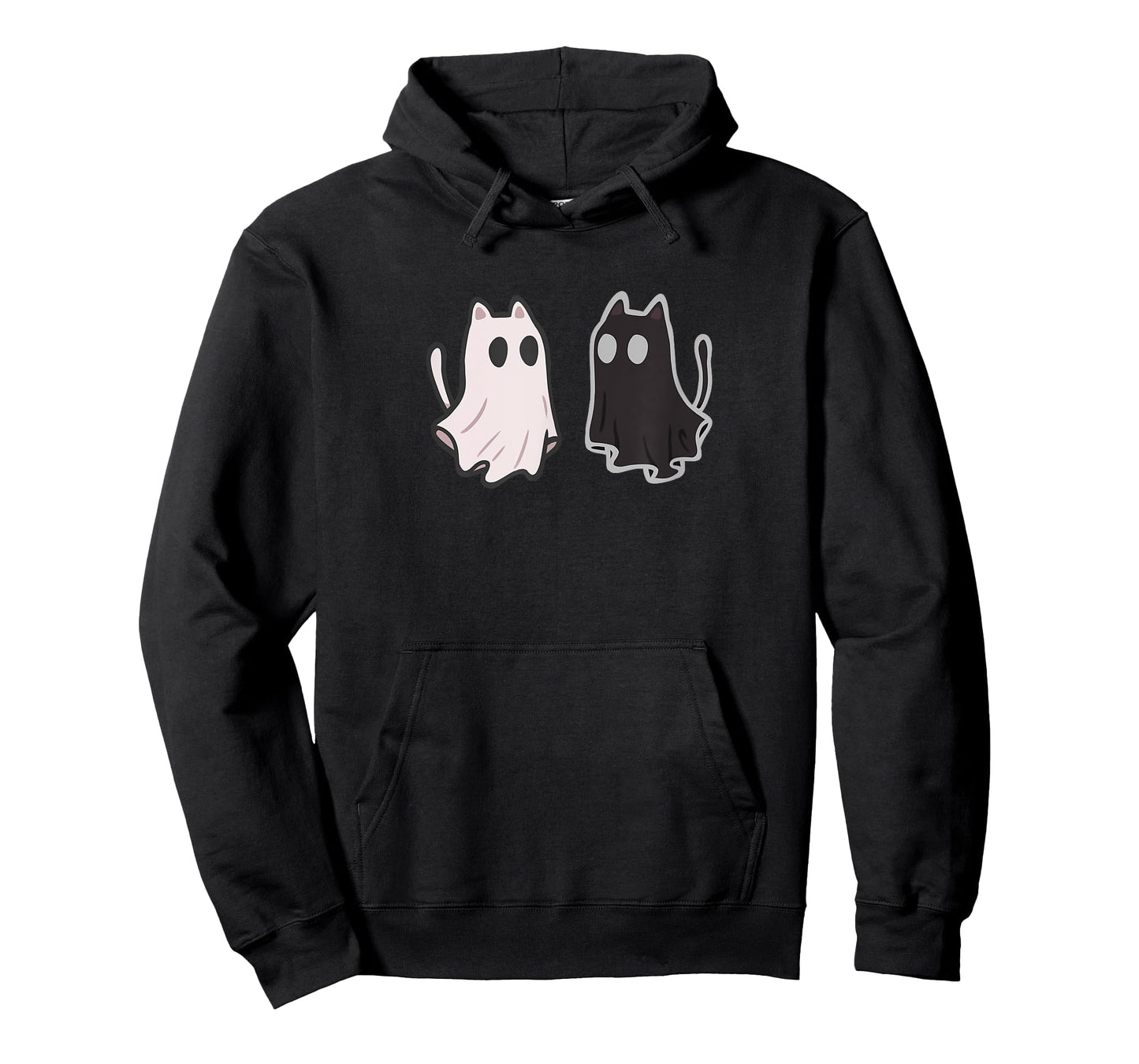 Flowing Little Cute Ghost Cats T-Shirt