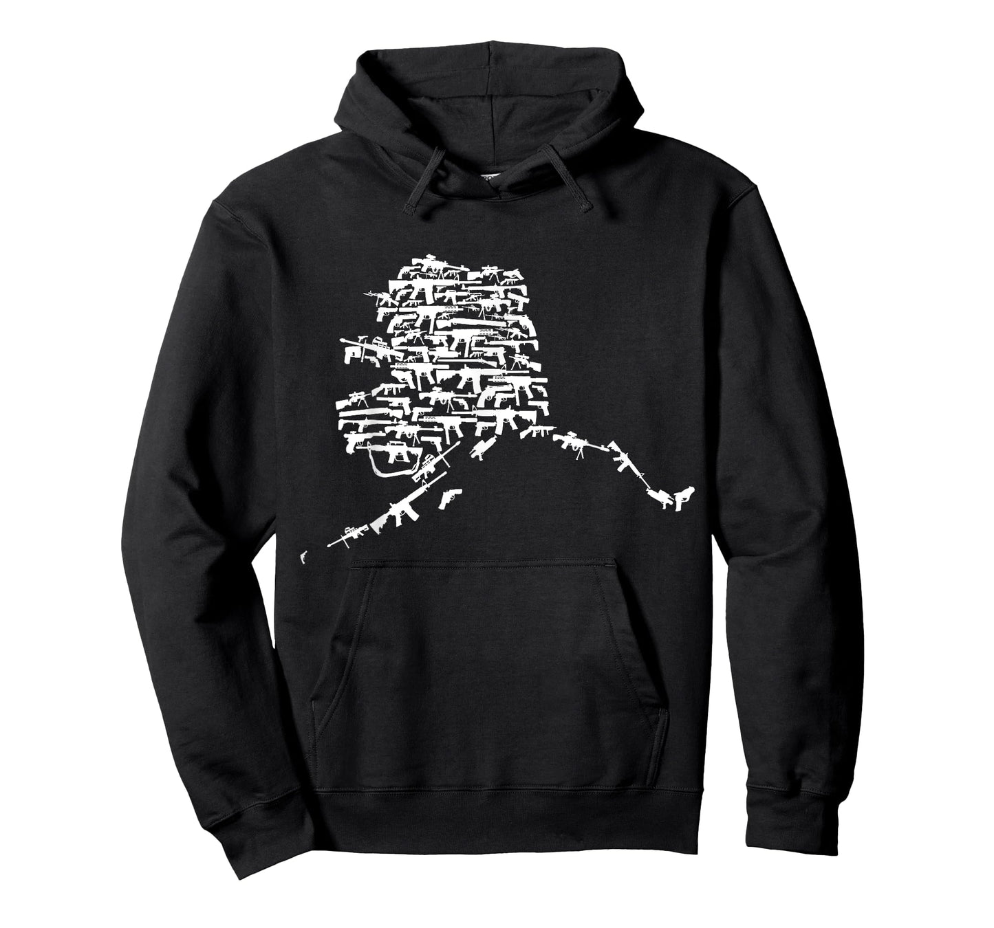 State of Alaska made up of Guns 2nd Amendment T-Shirt