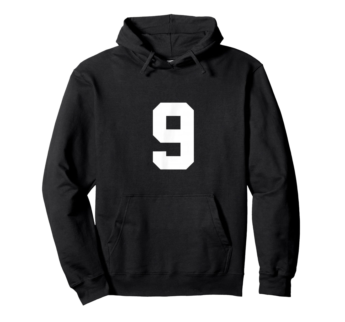 Number 9 (on Front / Back) Sports Team Jersey Number T-Shirt