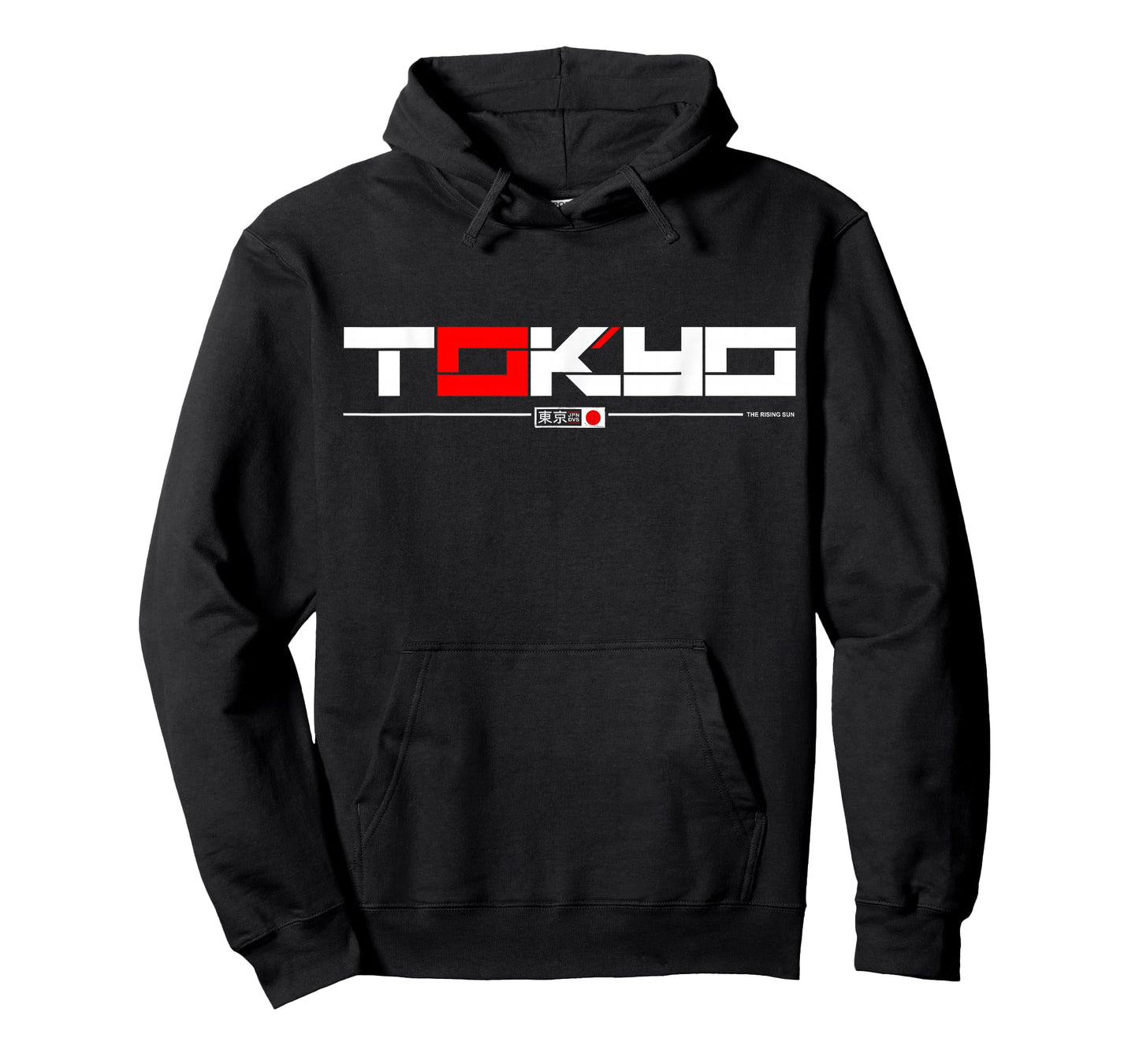 Japanese Streetwear Aesthetic Tokyo Gifts DAIMMER Tokyo T-Shirt - Unisex-Adults - Black - Small - Short Sleeve - Retro - Tokyo Skyline & Japanese Flag Graphics