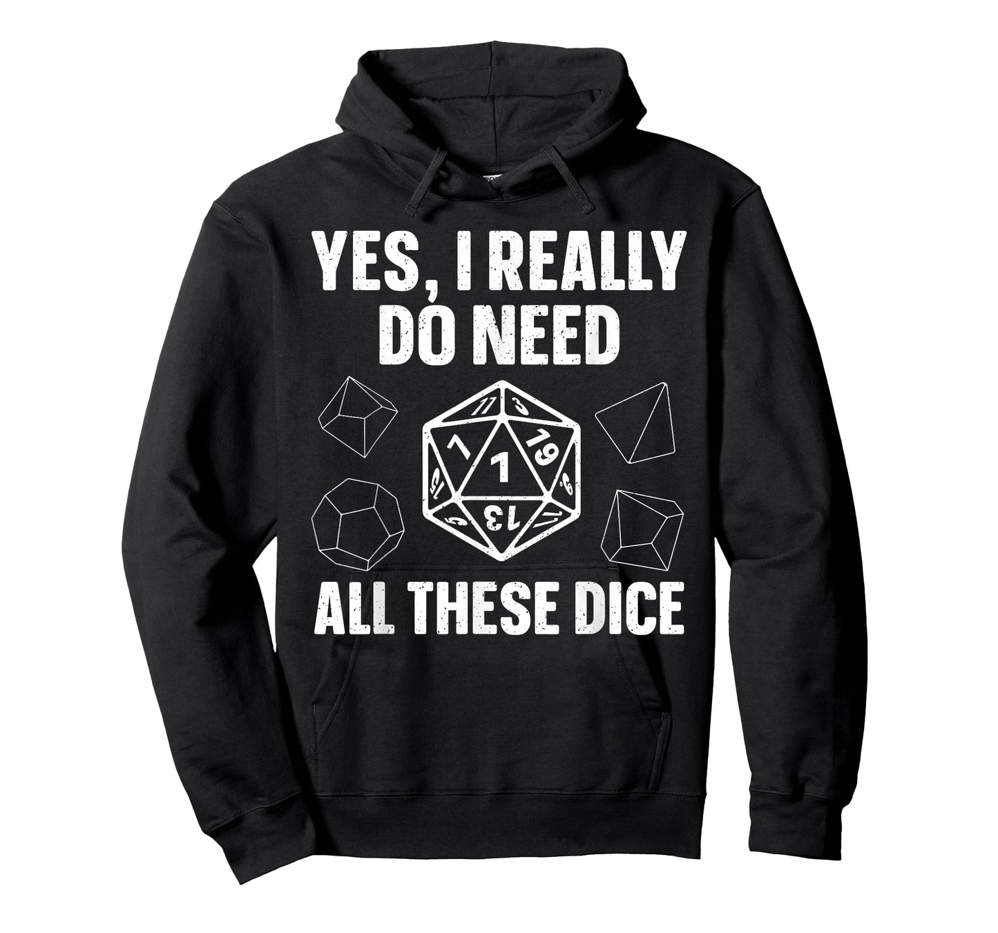 Cool Polyhedral Dice Art For Men Women RPG Gaming D20 Dice T-Shirt