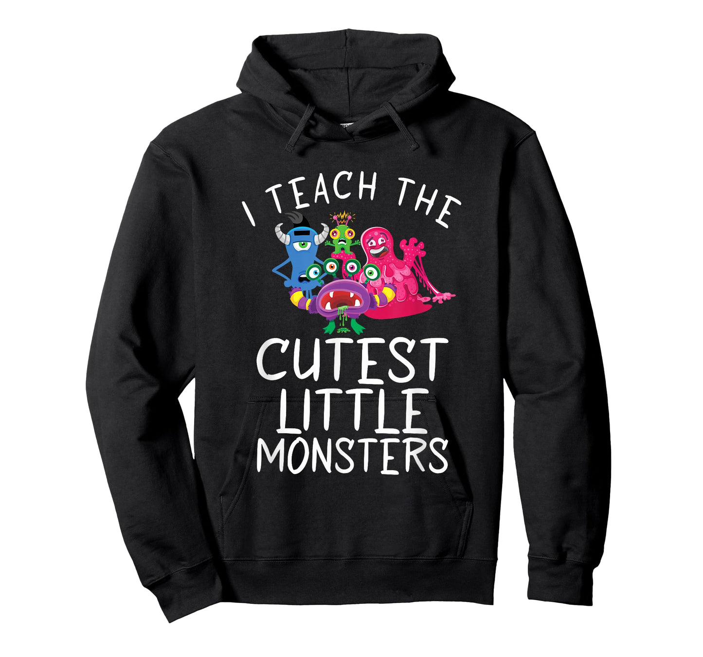 I teach the cutest little Monsters School Holiday Teacher T-Shirt