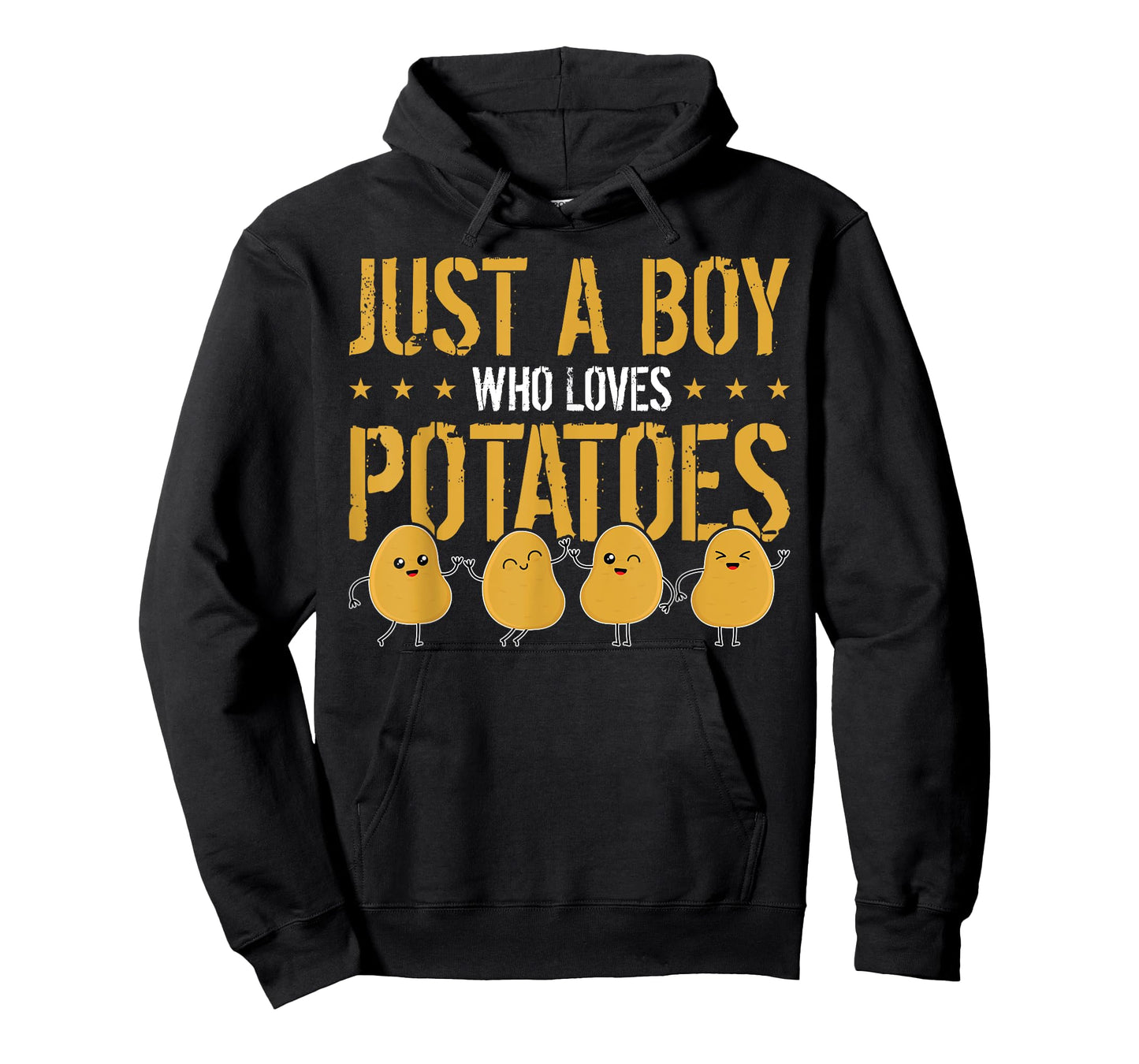 Kids Funny Just A Boy Who Loves Potatoes Potato T-Shirt