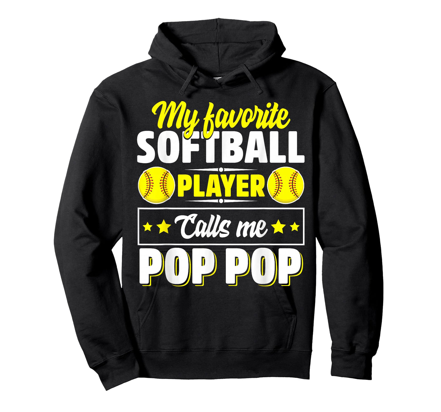 My Favorite Softball Player Calls Me Pop Pop Cute T-Shirt