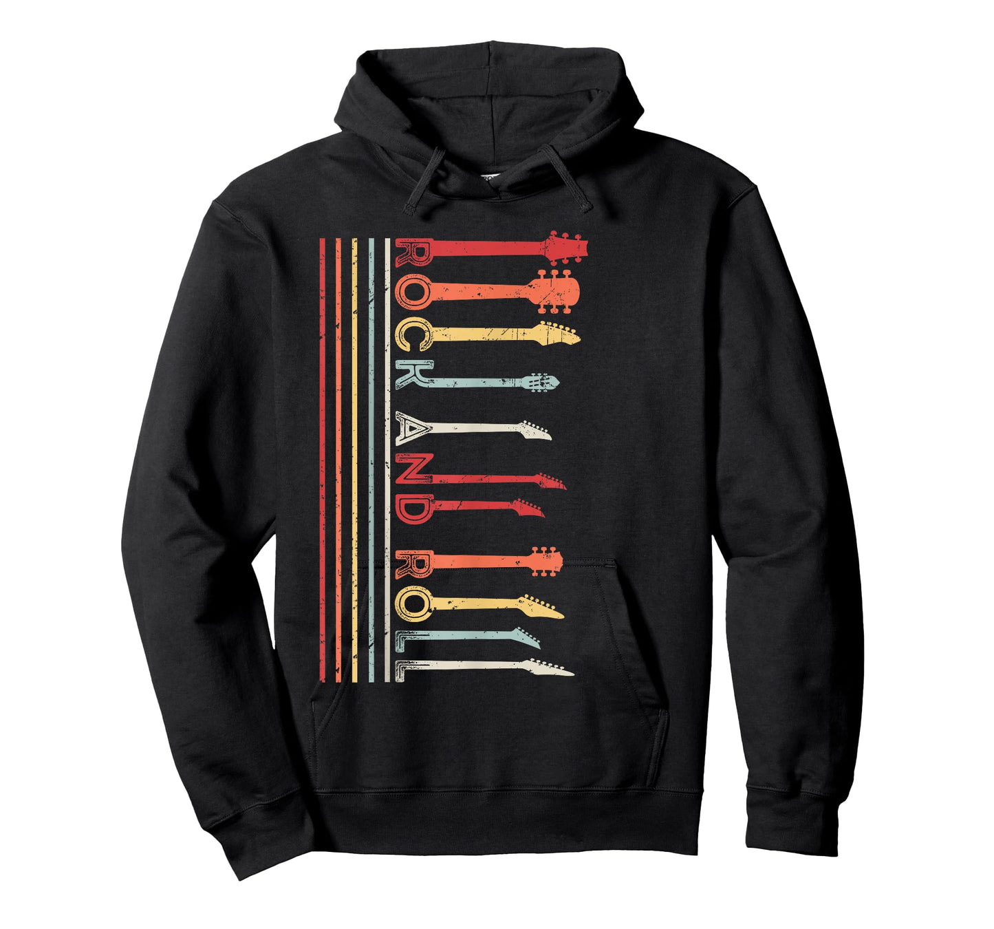Rock And Roll Vintage Tee For Concert Band, Rock Music Lover T-Shirt