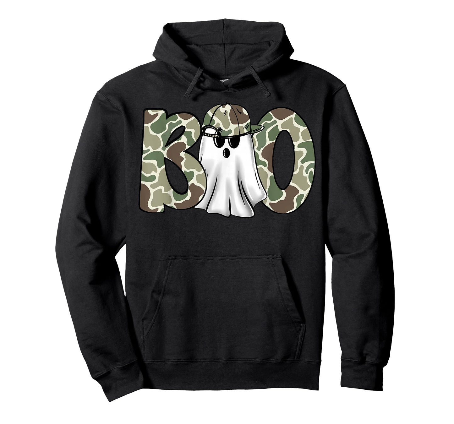 Cute Camo Ghost Boo Halloween Costume for Boys Toddlers T-Shirt