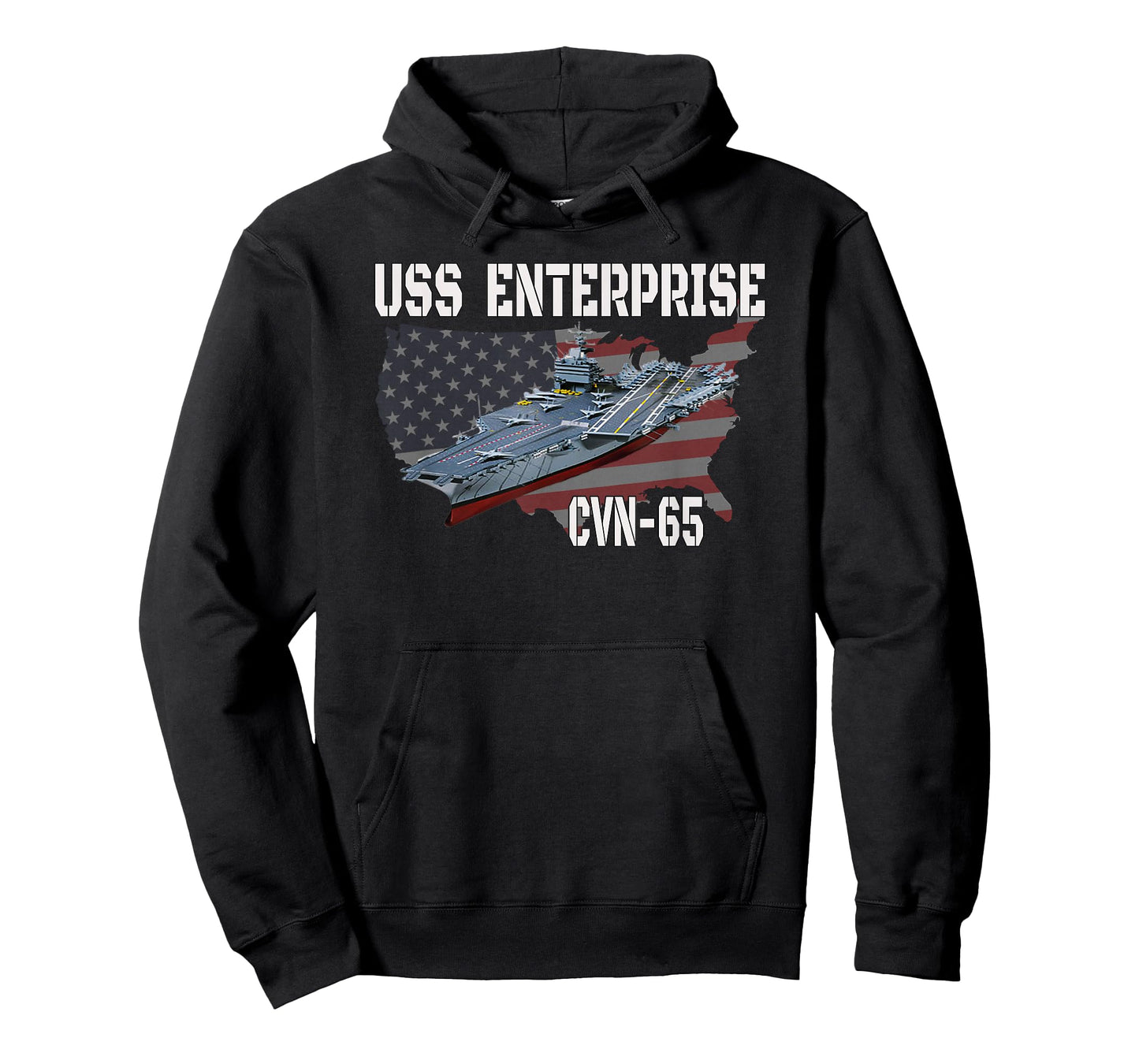 USS Enterprise CVN-65 Aircraft Carrier Veterans Day T-Shirt