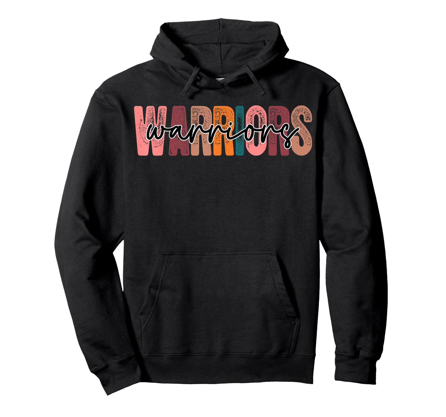 Warriors School Sports Fan Team Spirit T-Shirt