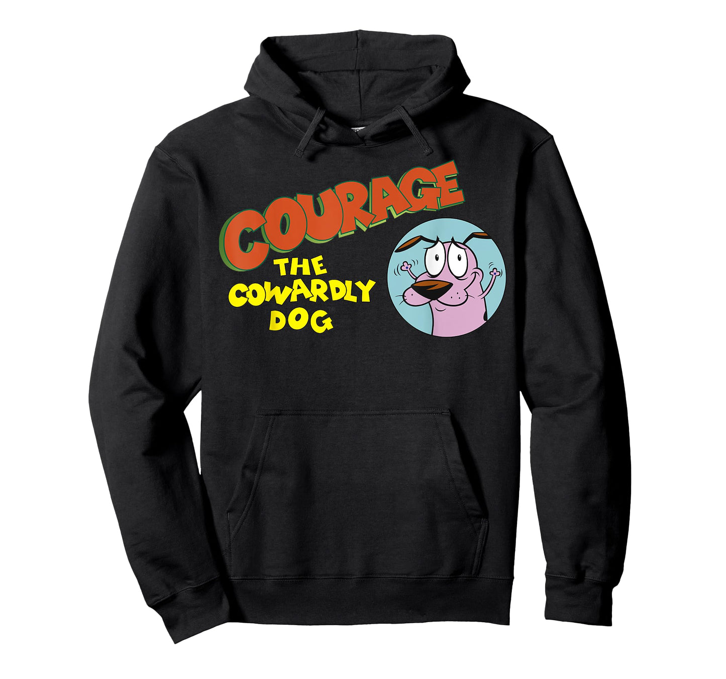 Courage the Cowardly Dog Retro Vintage Portrait & Logo Men Women Girls Kids T-Shirt
