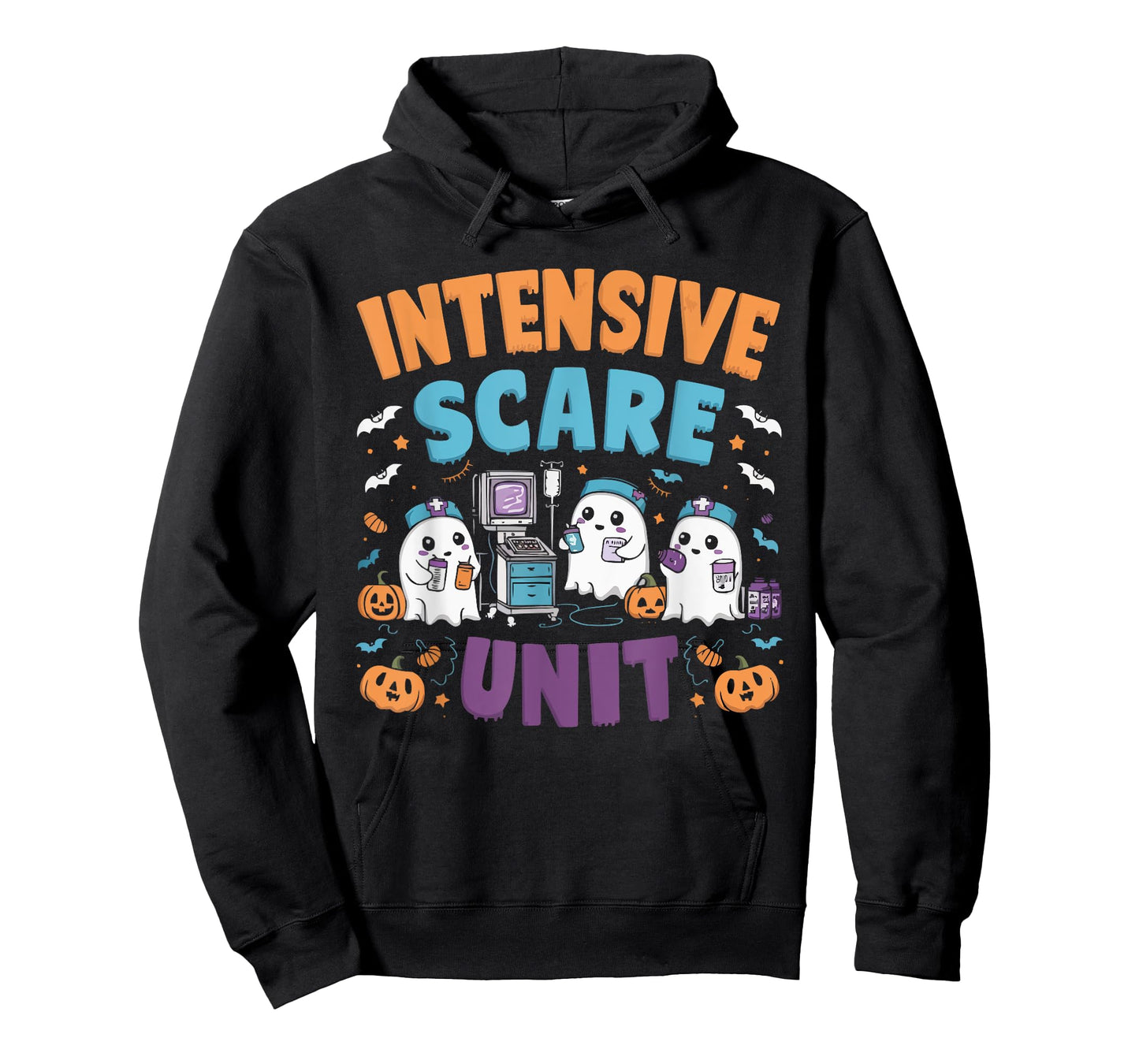 ICU Nurse Halloween Emergency Room Nursing Trick Or Treat T-Shirt