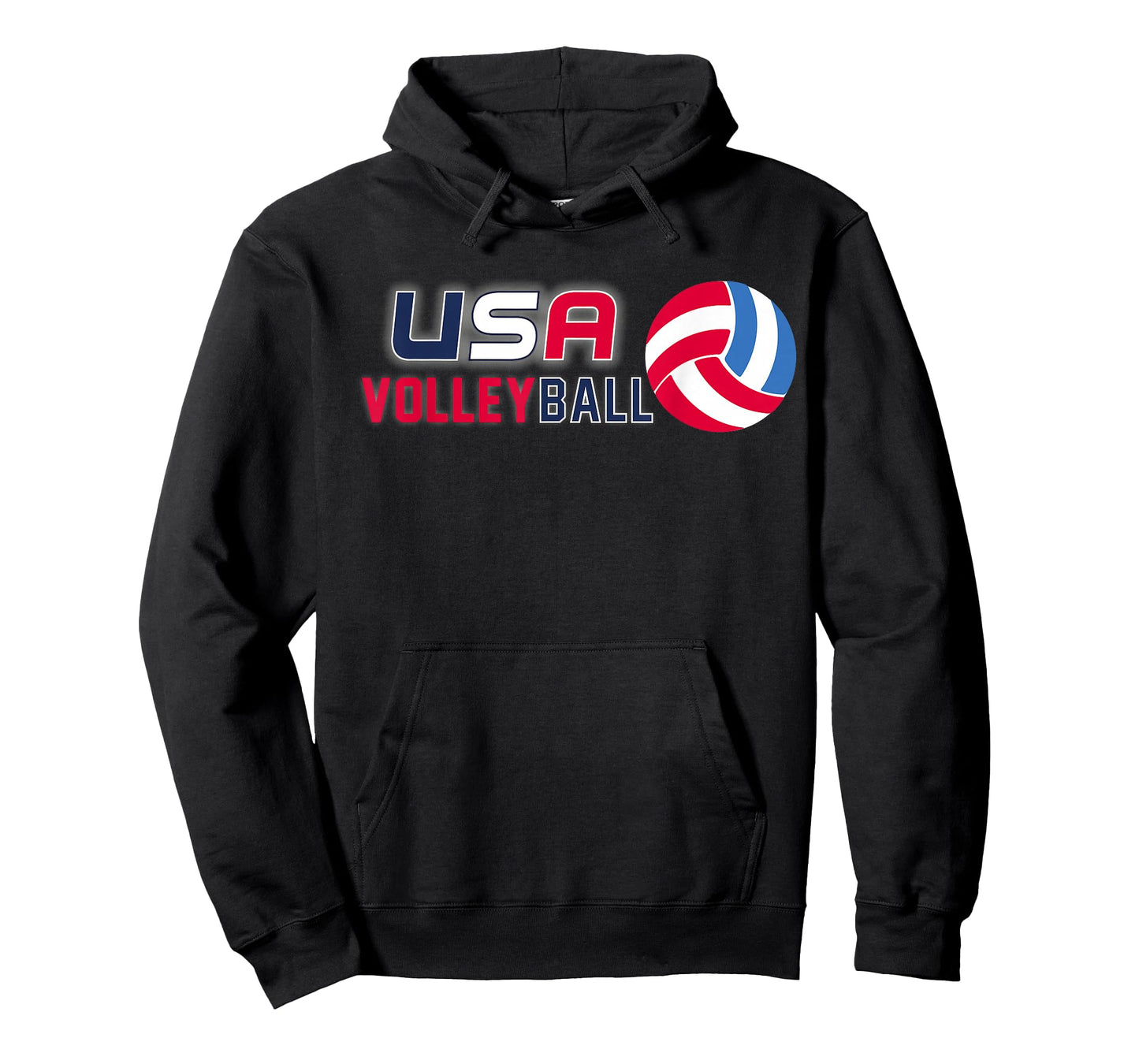 USA Flag Volleyball Shirt: Men and Women's Volleyball Tee T-Shirt