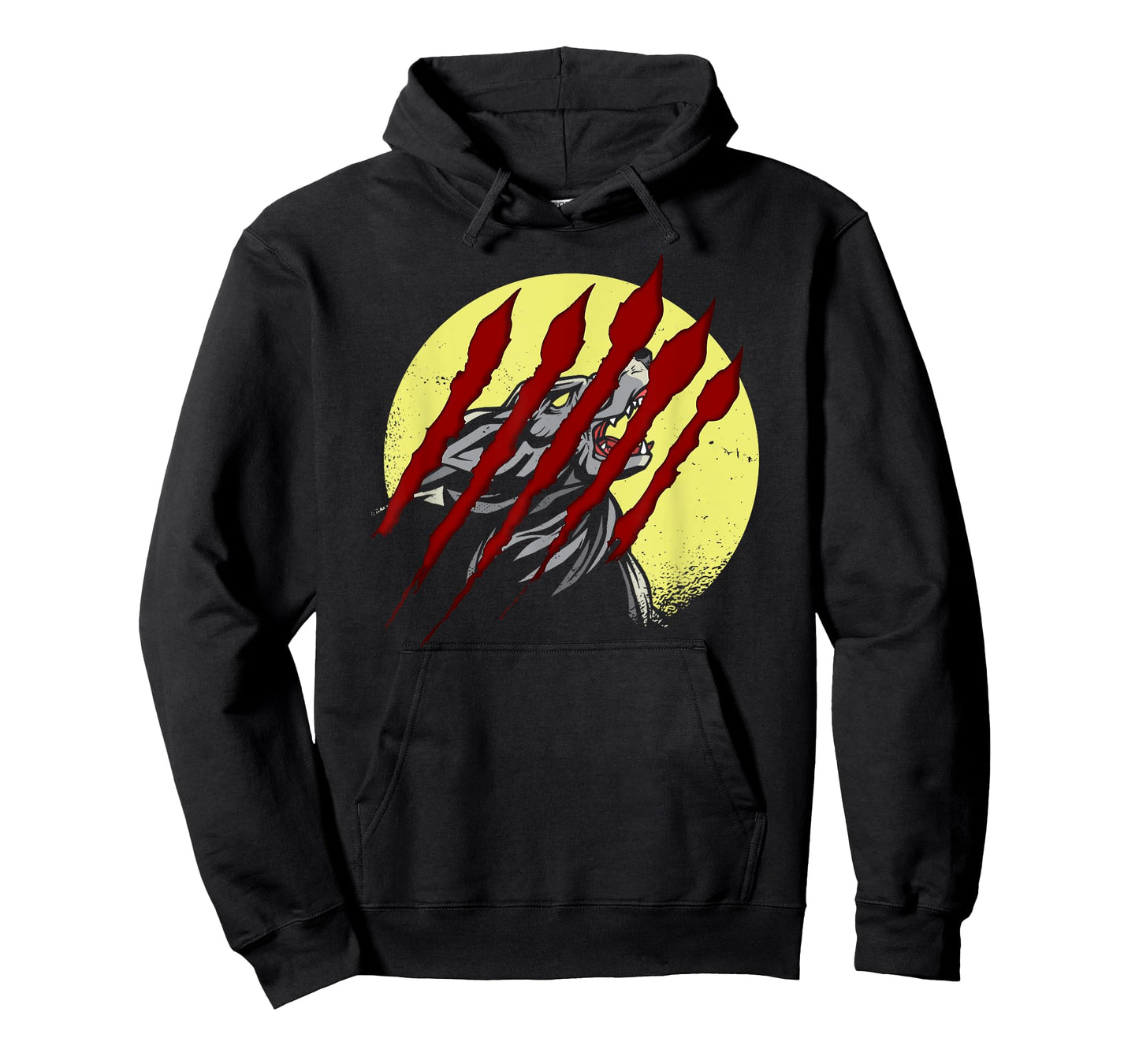 Werewolf Full Moon Horror Movie Scratches Howling Wolf T-Shirt