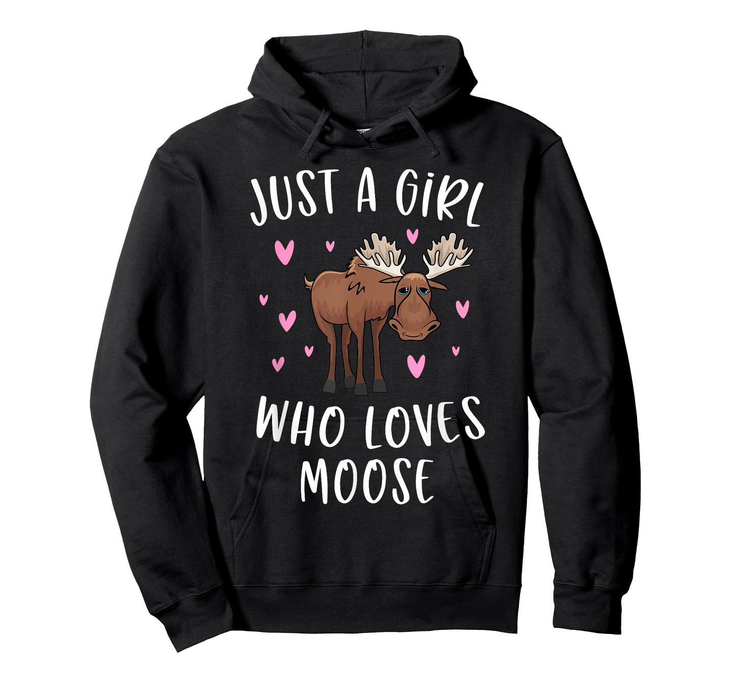 Cute Moose Shirt For Girls Just A Girl Who Loves Moose T-Shirt