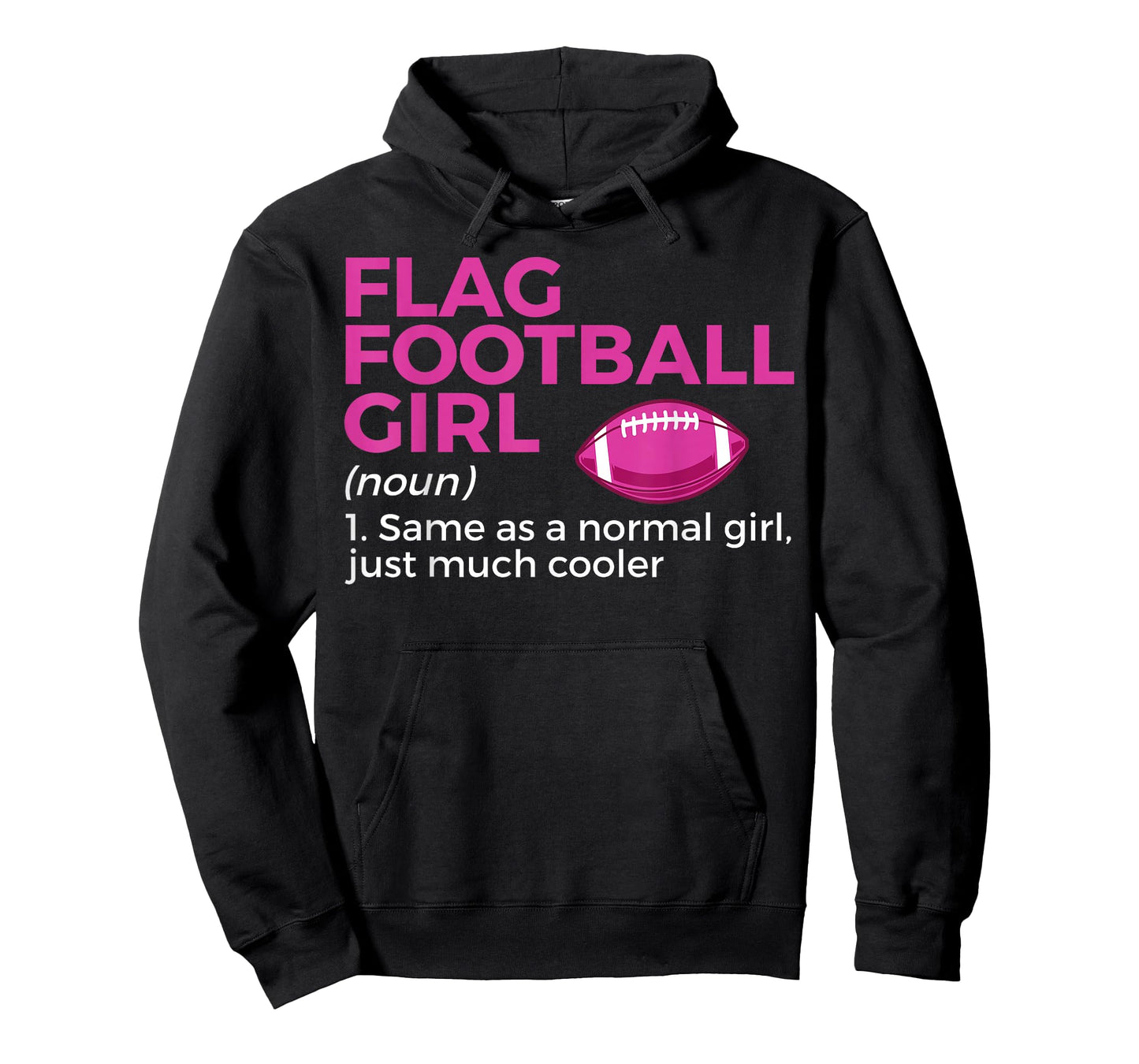 Funny Flag Football Girl Definition T-Shirt