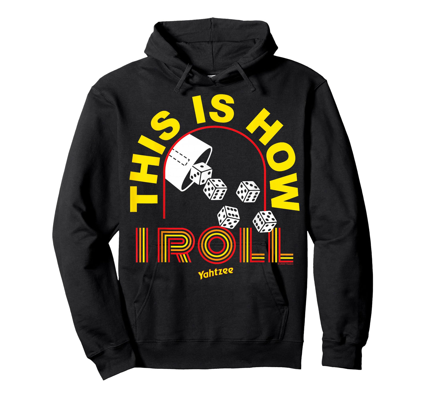 Yahtzee Yellow This Is How I Roll T-Shirt