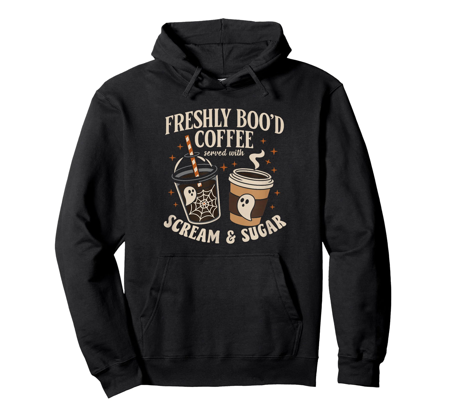 Halloween Coffee Freshly Boo’d Scream Sugar Ghost T-Shirt