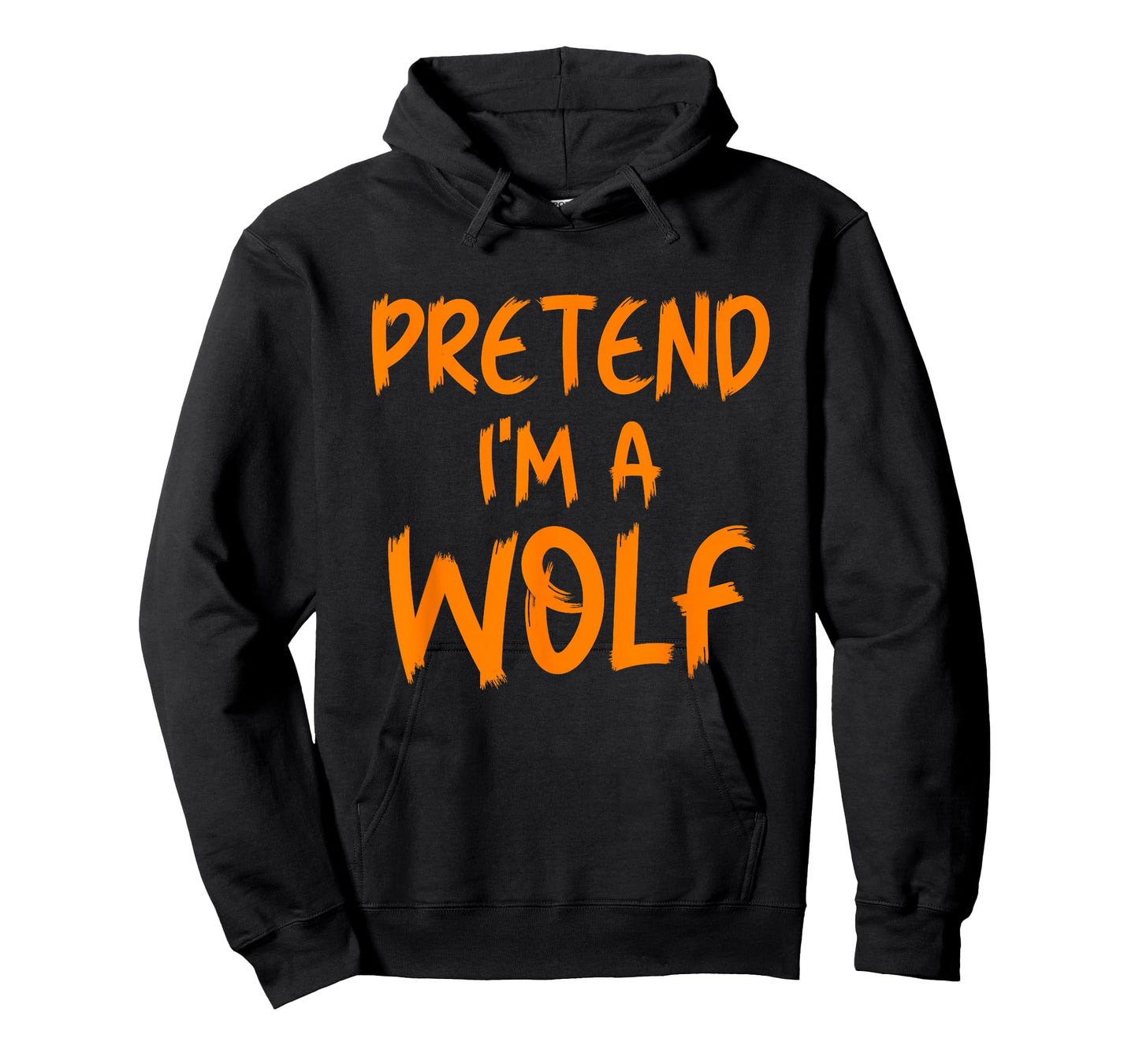 Halloween Pretend I'm A Wolf Costume Funny Lazy Adult Kids T-Shirt