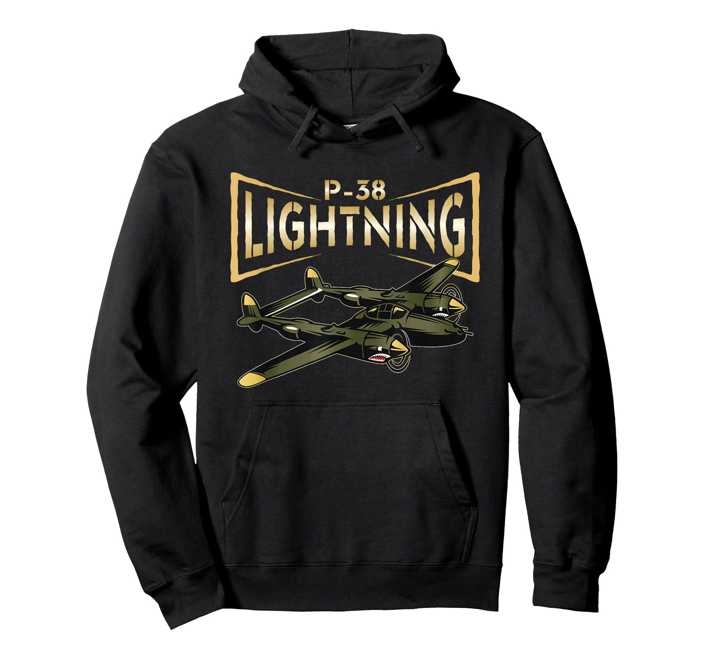 P-38 Lighting WW2 Plane Aircraft Aviation Airplane T-Shirt