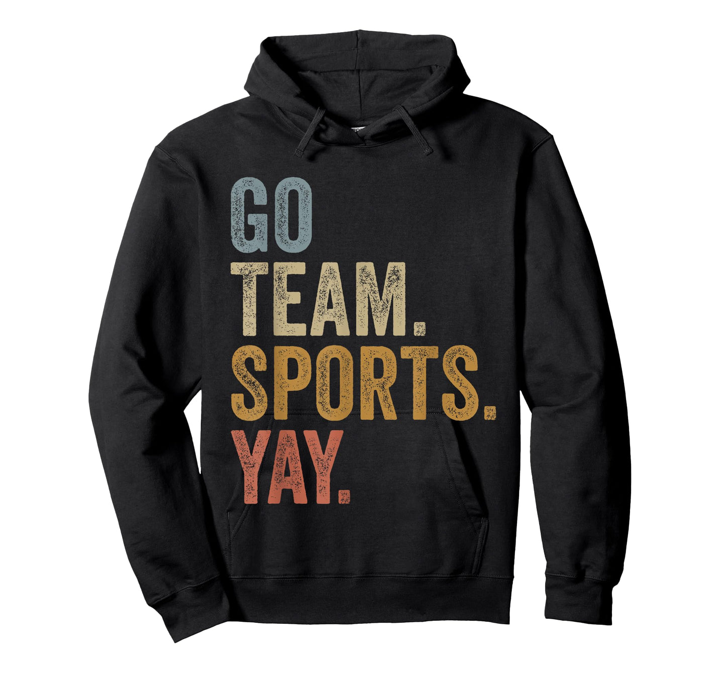 Vintage Go Team Sports Yay Funny Game Day Men Women Kids T-Shirt