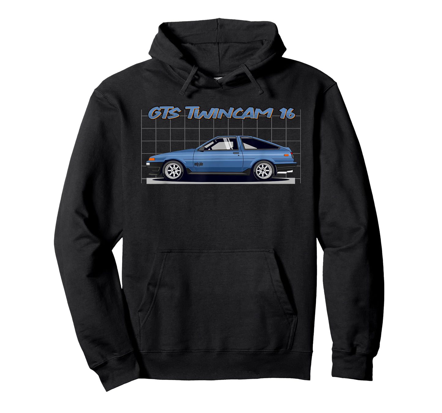vntg-JDM 86 4AG Car Graphic T-Shirt