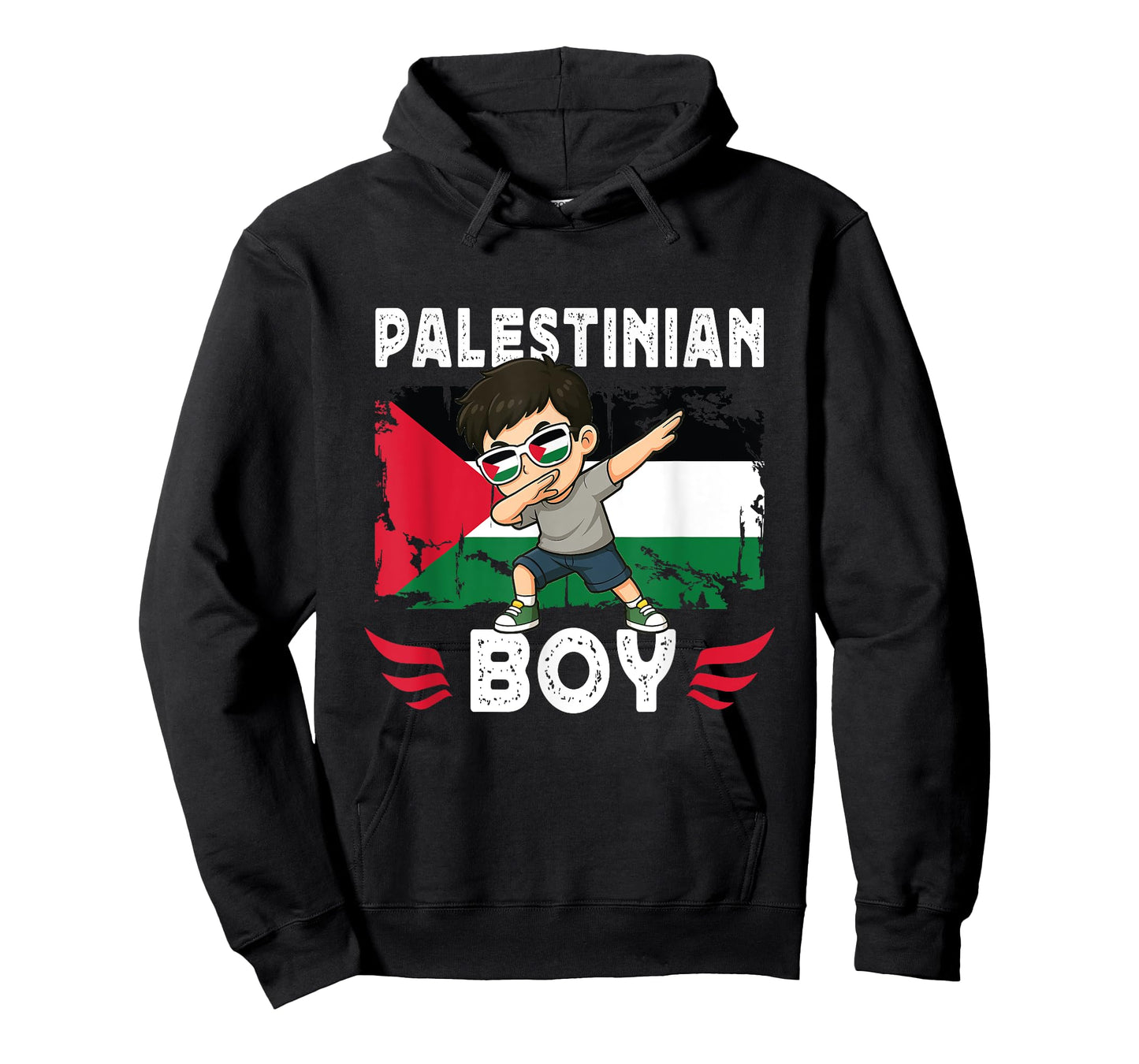 Palestinian Boy Dab Pose Palestinian Son Palestine Flag T-Shirt
