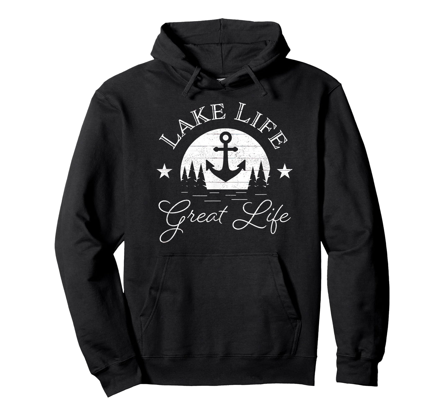 Lake Life Great Life On Water Good Nature Living Happiness T-Shirt