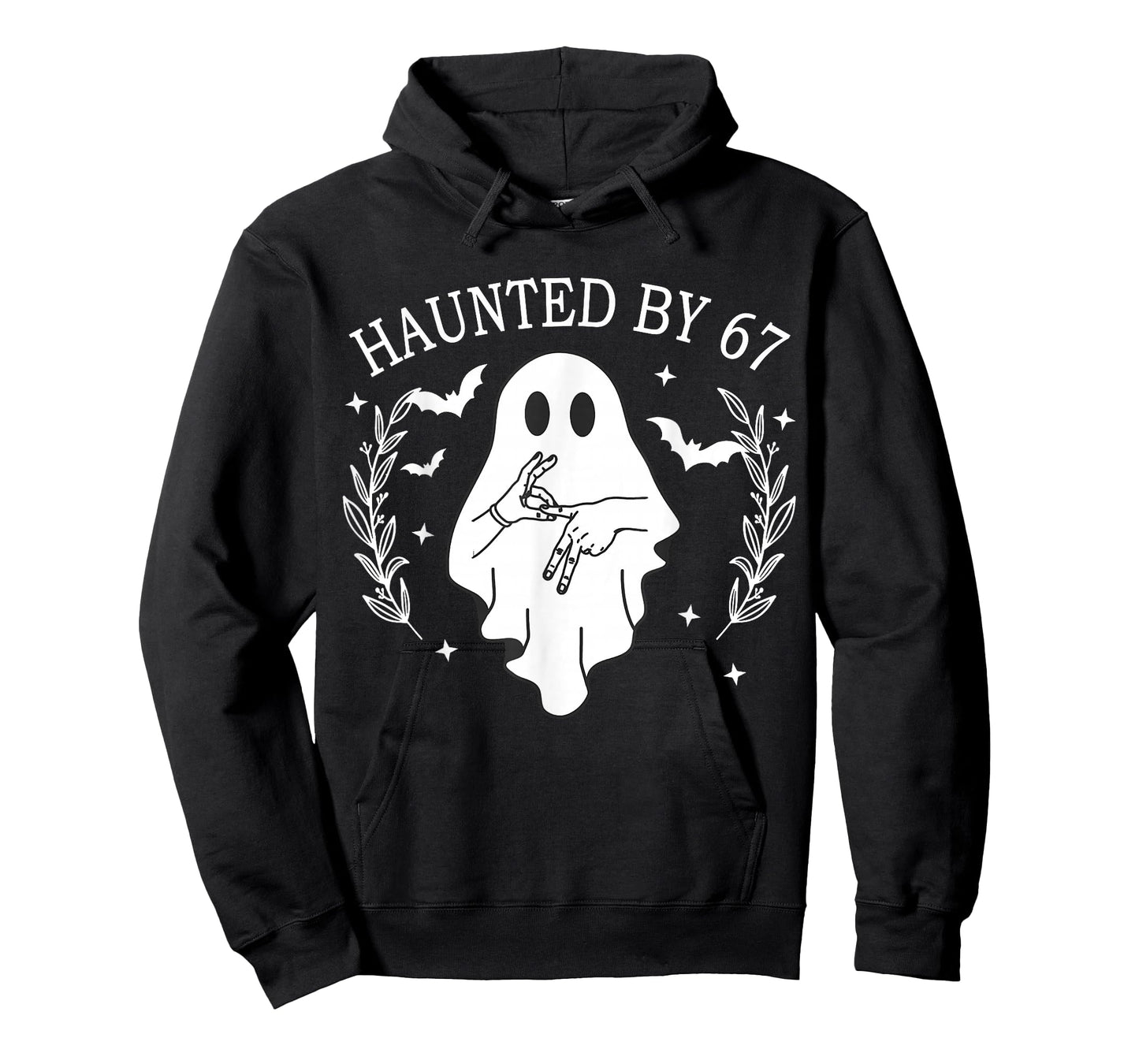 Haunted by 67 Six Seven Gen Alpha Z Ghost Halloween T-Shirt