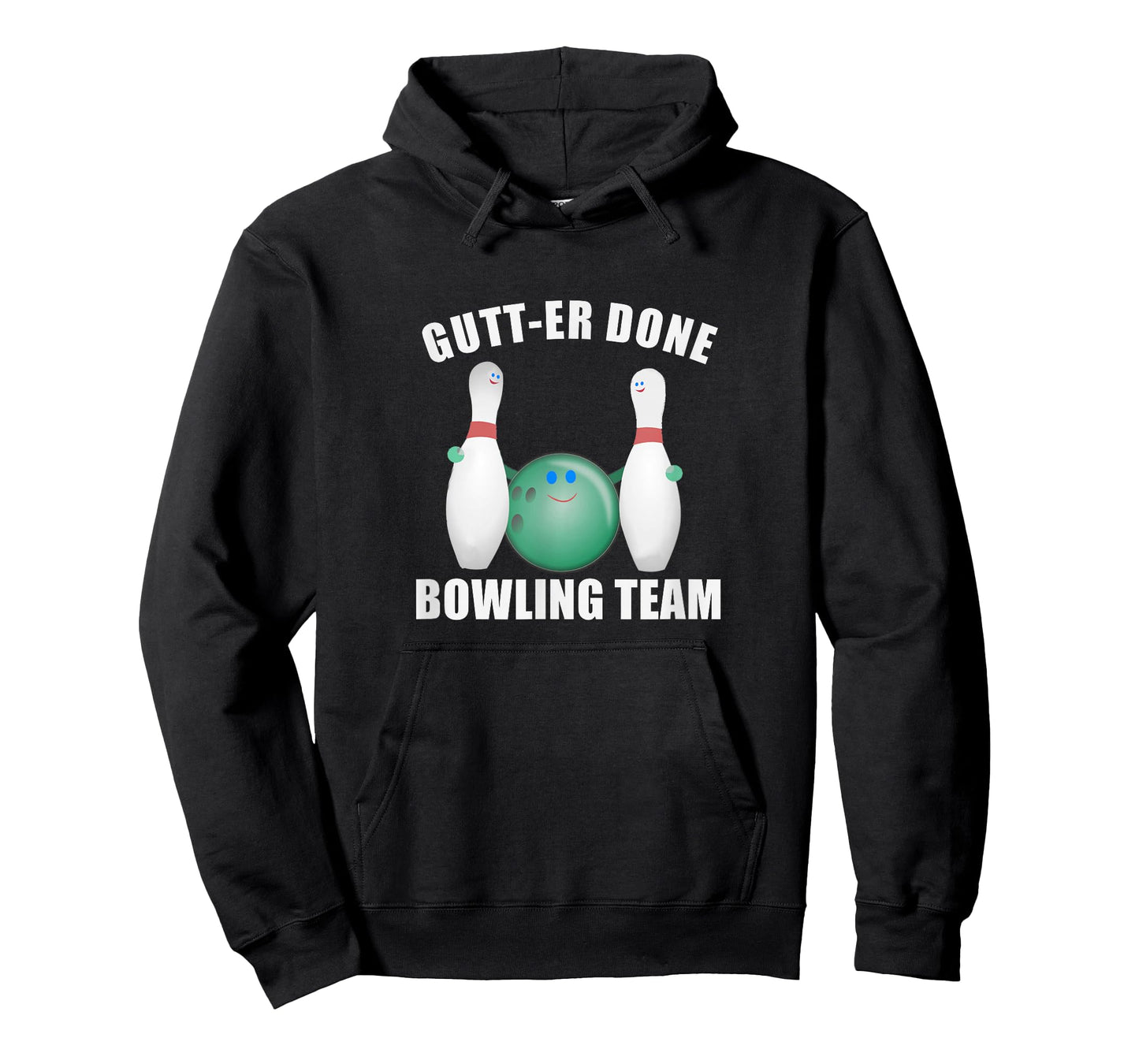 Funny Ten Pin Bowl League Team Gutt-er Done Bowling T-Shirt