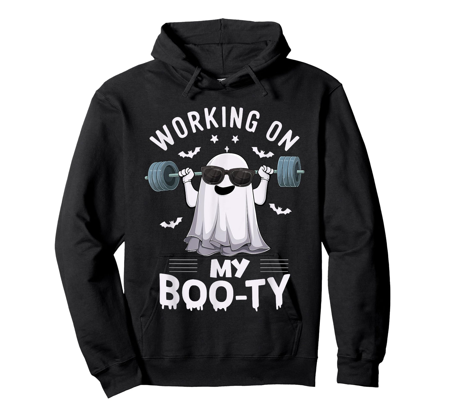 Working on my boo-ty ghost Fitness Weight Lifting Halloween T-Shirt