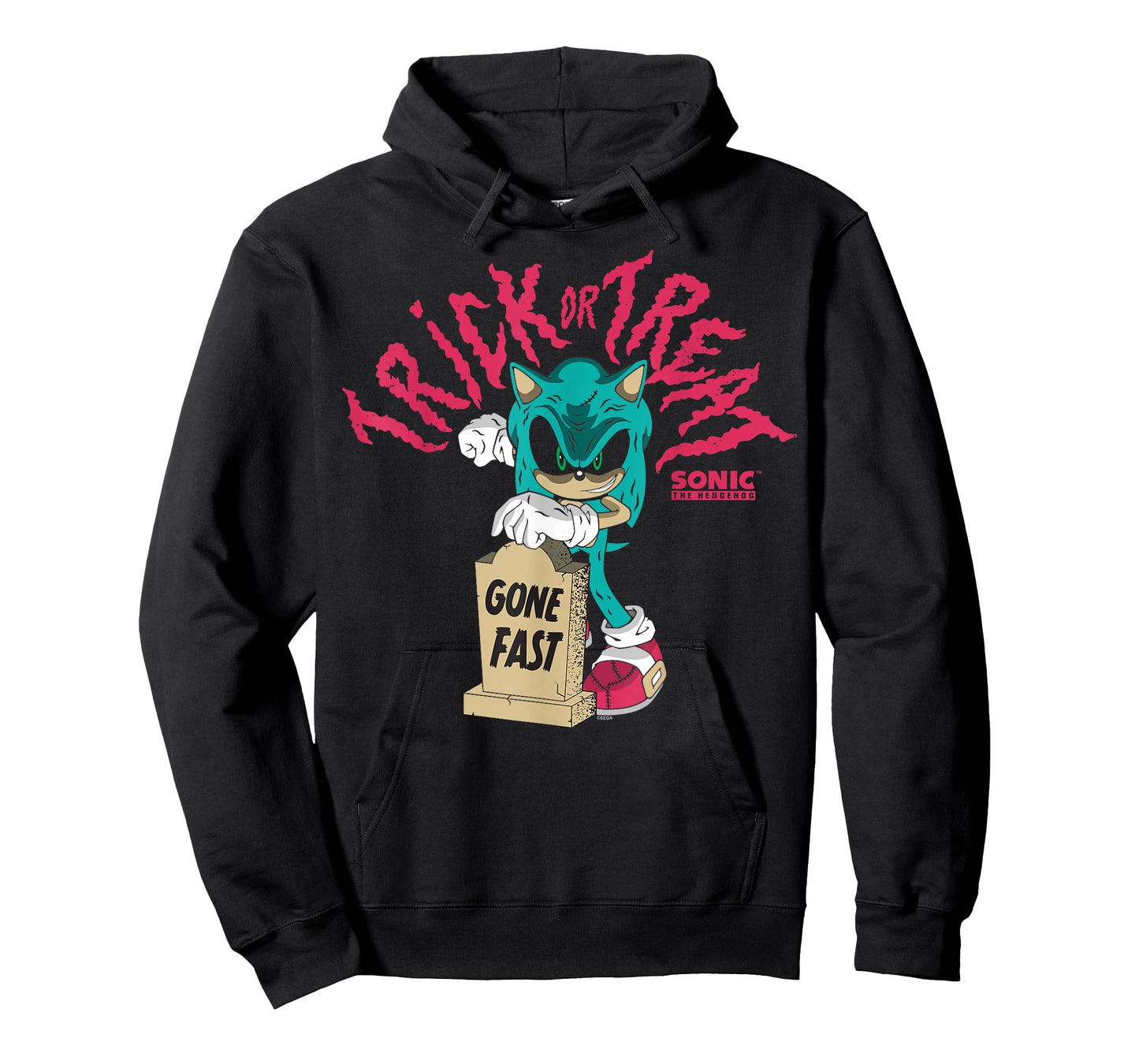 Sonic The Hedgehog Halloween Gone Fast Creepy Zombie Sonic T-Shirt