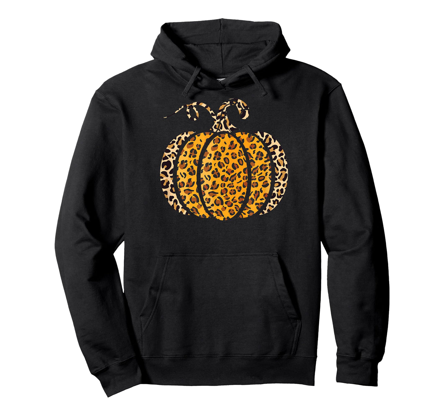 Pumpkin Leopard Print Funny Halloween Costume Autumn Pumpkin T-Shirt