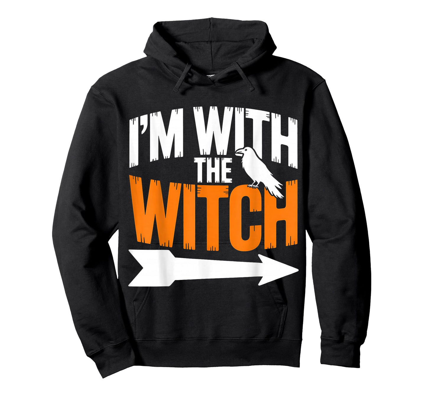 Halloween Shirts for Men I'm with The Witch Funny Halloween T-Shirt