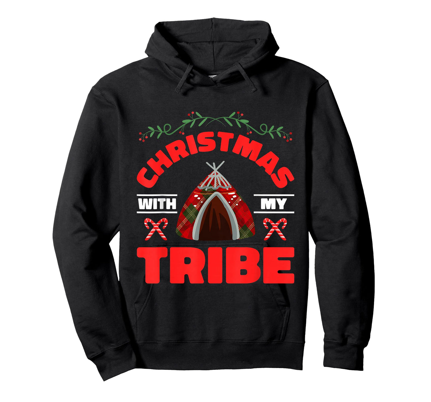 Christmas With My Tribe | Native American | Indigenous T-Shirt